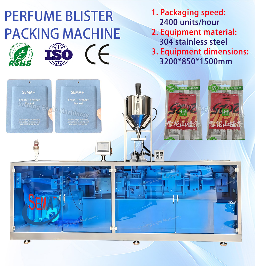 Automatic Car Perfume Packing Machine Liquid Air Freshener Blister Filling Sealing Packaging Machine