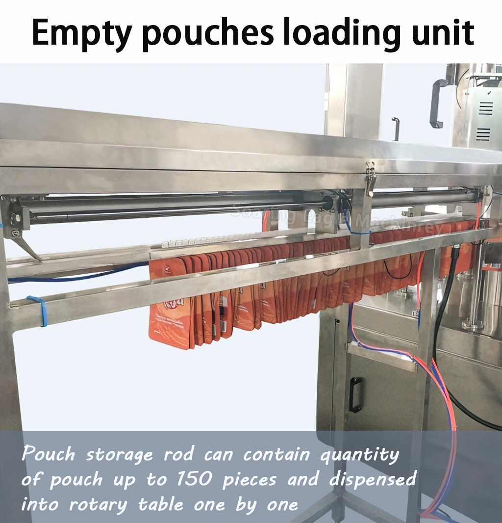 Full Automatic Stand Pouch Doy Pack Filling Capping Machine Cosmetic Cream Baby Food Liquids Paste Spout Pouch Filling Machine