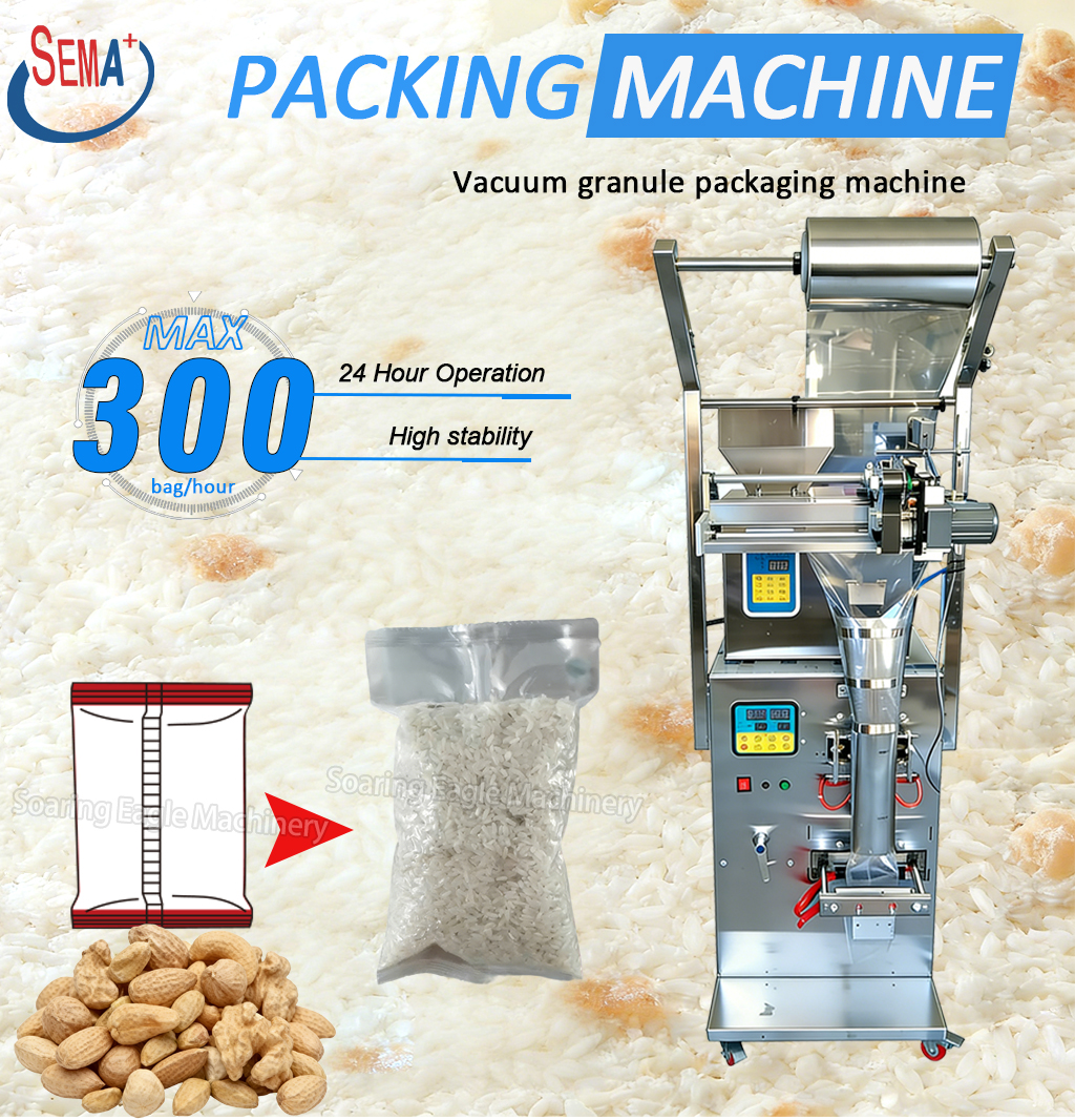 Peanut Electric Food Vacuum Particles Sachet Machine Packaging Peanut Electric Food Vacuum Particles Sachet Machine Packaging
