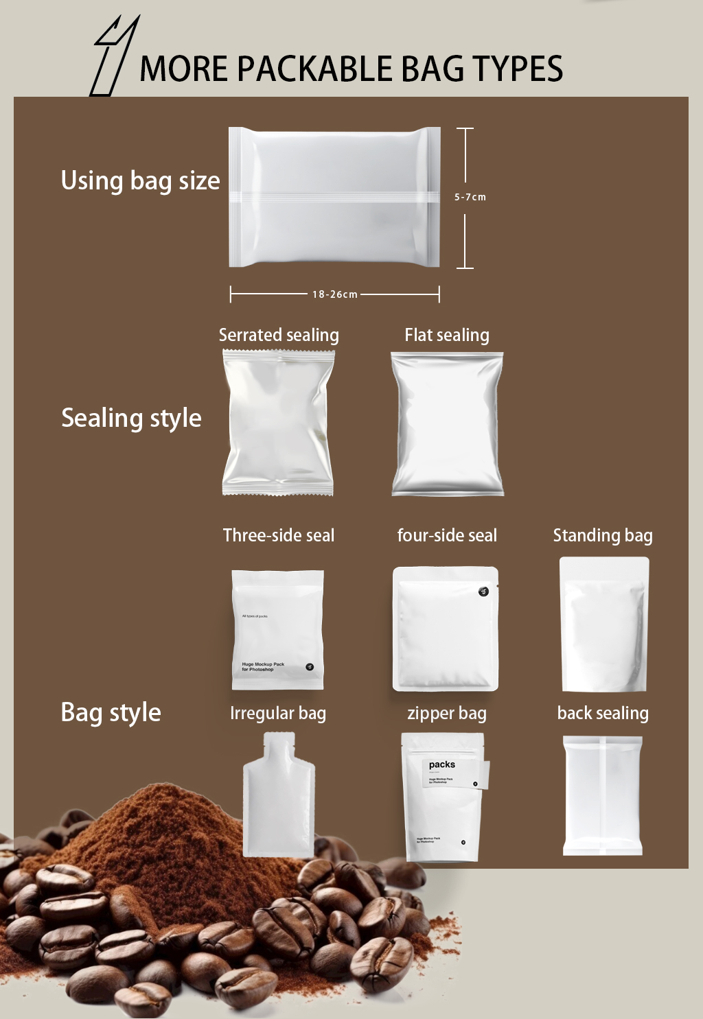 Fully Automatic Prefabricated Zipper Bag Stand-up Bag Dry Fruit Seed Stand-up Bag Filling and Packaging Machine