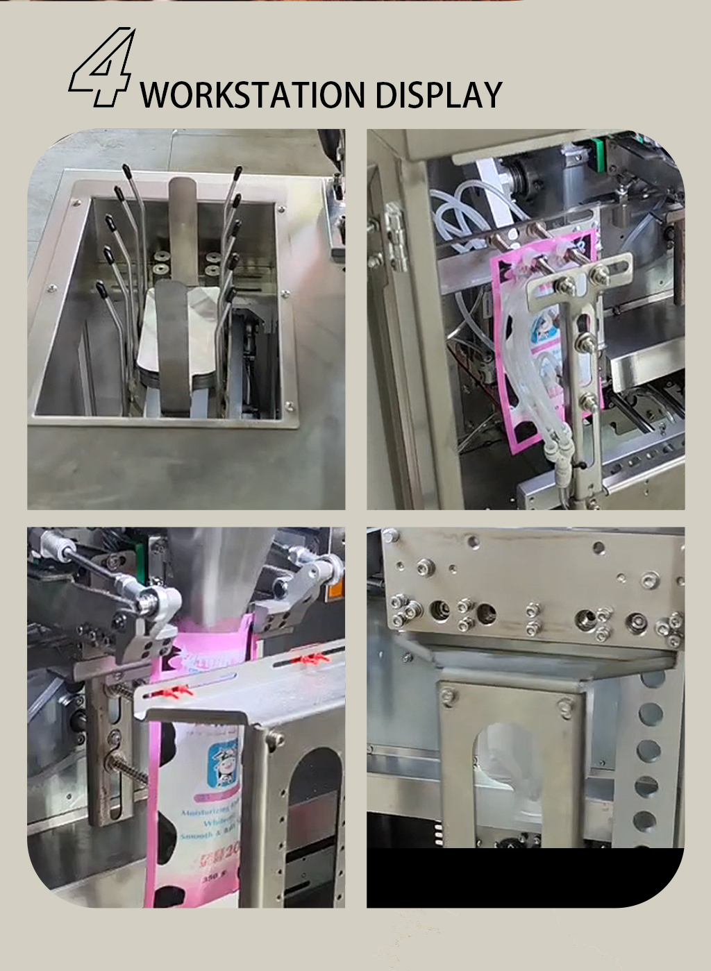 Fully Automatic Prefabricated Zipper Bag Stand-up Bag Dry Fruit Seed Stand-up Bag Filling and Packaging Machine