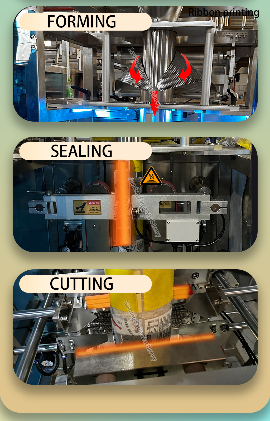 Multifunctional Automated Granule Equipment—Granule Filling and Sealing Bagging Machine Multifunctional Automated Granule Equipment—Granule Filling and Sealing Bagging Machine