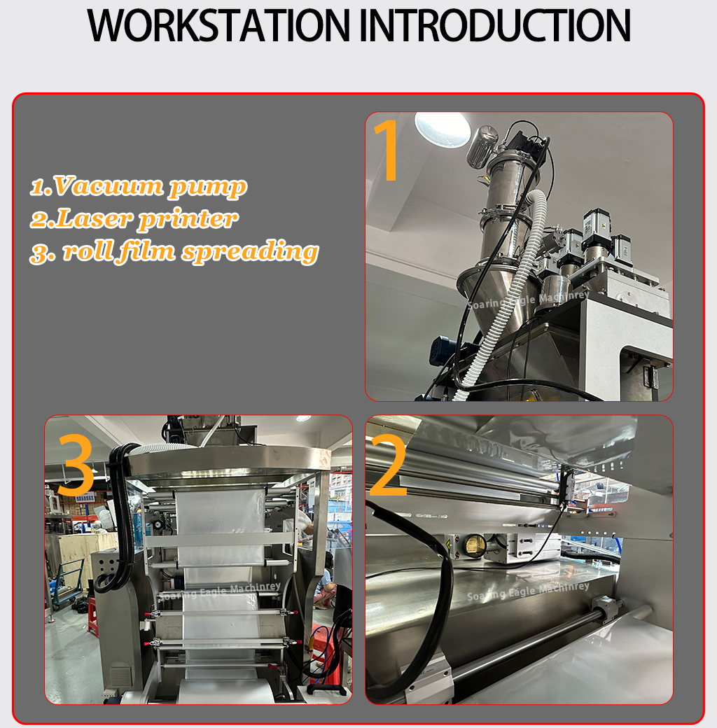Multi Track Automatic Liquid Filling Paste Pouch Powder Multi-Function Seal Sachet Packing Machine