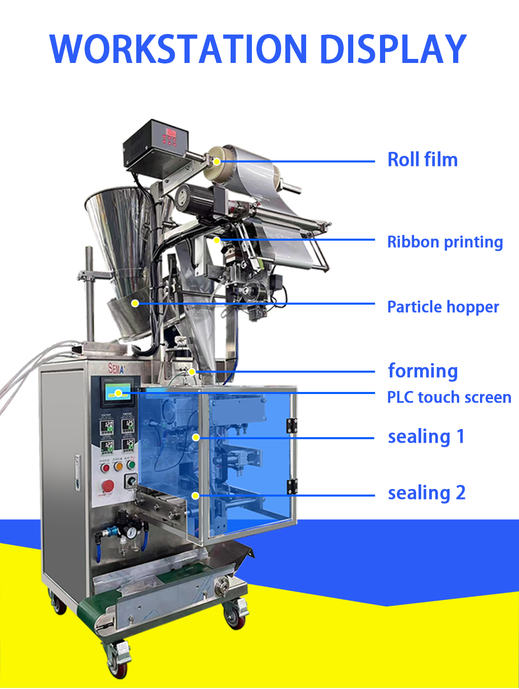 Tablet Pouch Food Pouch Sugar Automatic Candy Wrapper Pack Packaging Machine Tablet Pouch Food Pouch Sugar Automatic Candy Wrapper Pack Packaging Machine