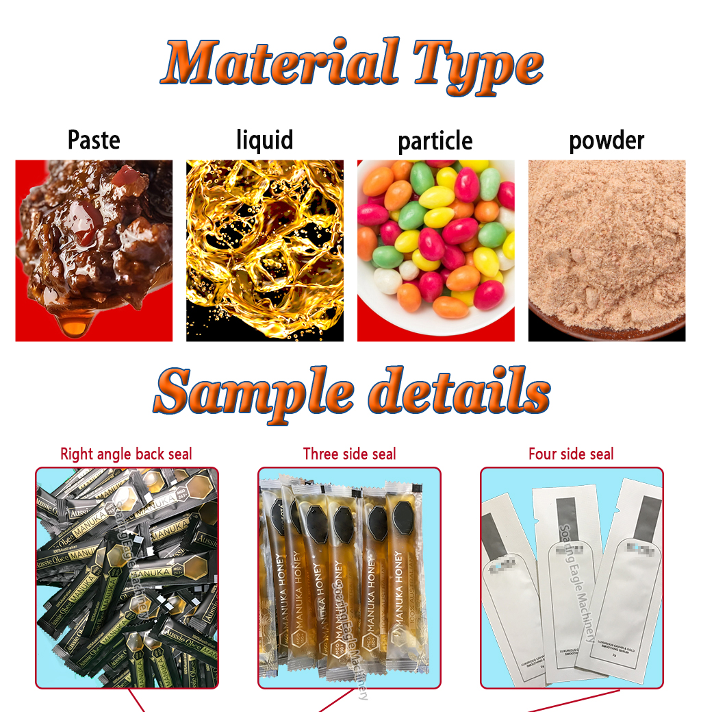 High Quality Milk Sachet Liquid Butter Cosmetic Viscous Packing Machinery Multi-function Packaging Machines