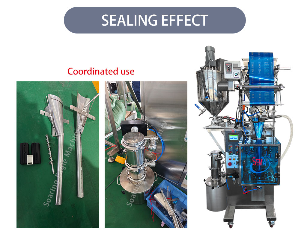 Multifunctional Double Pump Filling and Sealing Two Pumps Liquid Powder Sachet Packing Machine Multifunctional Double Pump Filling and Sealing Two Pumps Liquid Powder Sachet Packing Machine