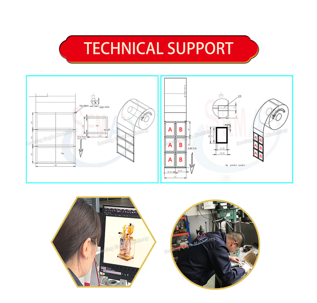 Multifunctional Double Pump Filling and Sealing Two Pumps Liquid Powder Sachet Packing Machine Multifunctional Double Pump Filling and Sealing Two Pumps Liquid Powder Sachet Packing Machine