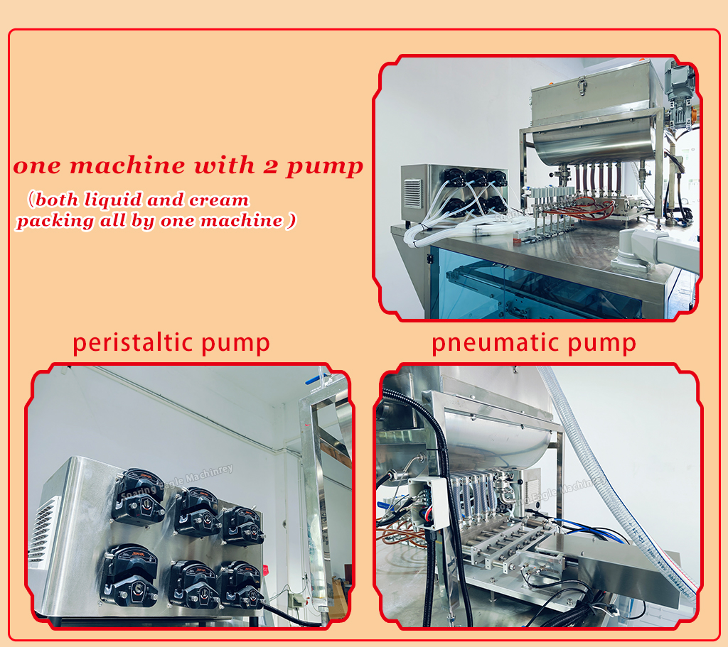 Multifunctional and Multi-channel Sauce Four Side Sealing Paste Multilanes Sachet Packaging Machine