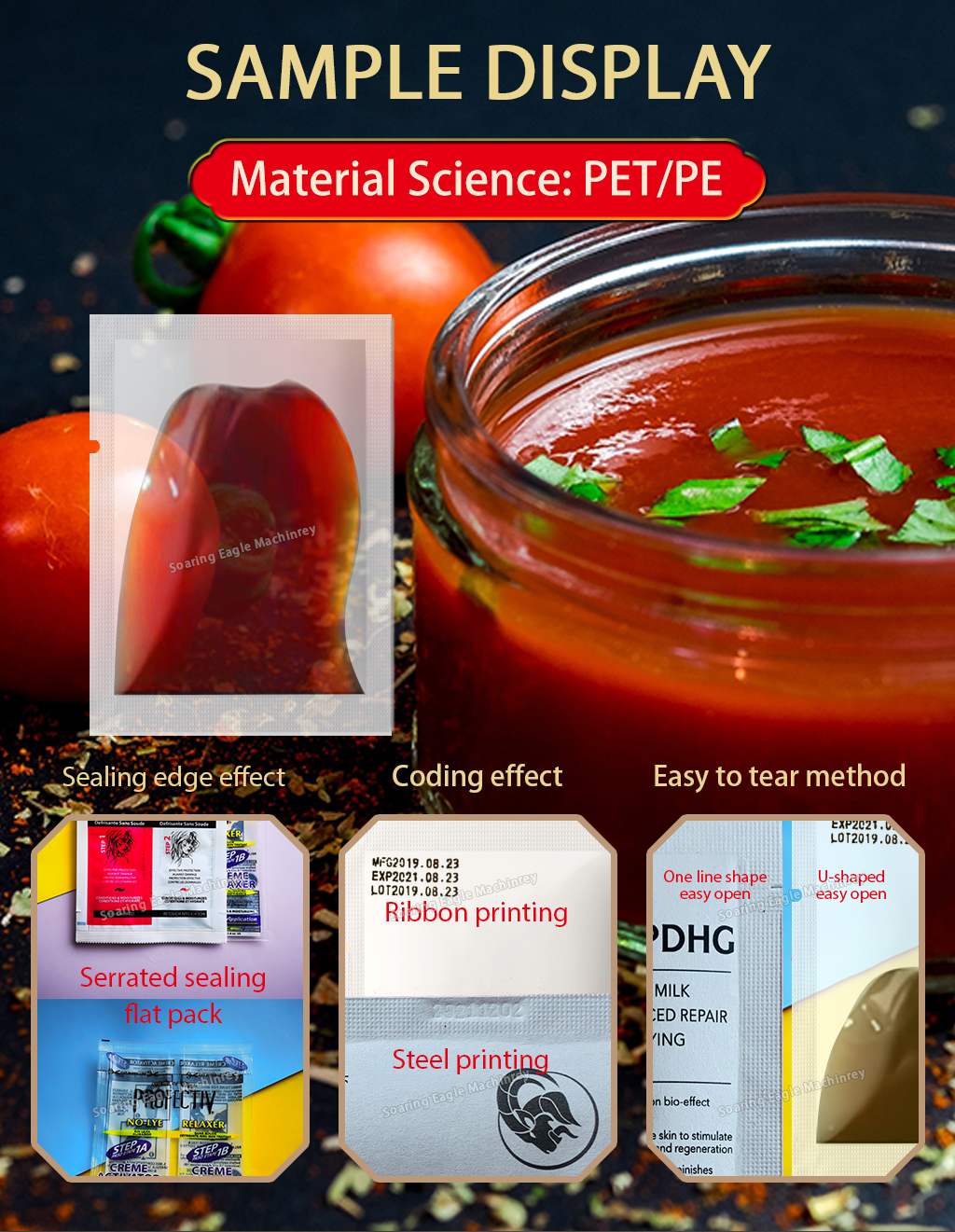 Multifunctional and Multi-channel Sauce Four Side Sealing Paste Multilanes Sachet Packaging Machine