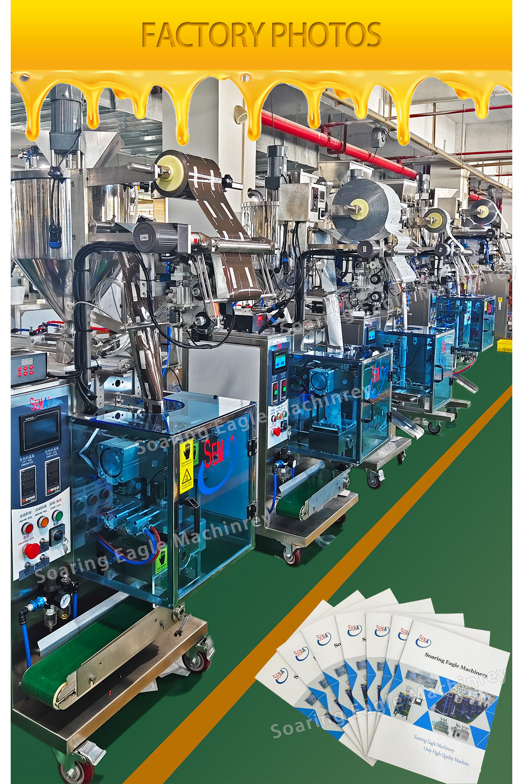 Full automatic honey stick three side sealing sachet paste packing machine Full automatic honey stick three side sealing sachet paste packing machine