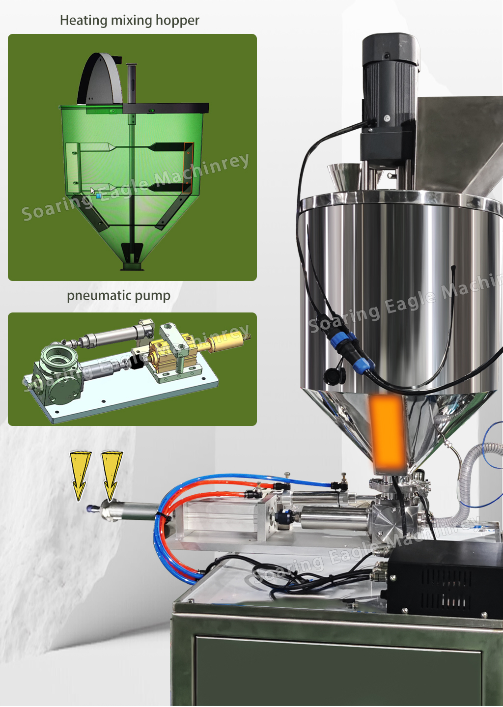 Paste viscous B level honey sachet packing machine Paste viscous B level honey sachet packing machine