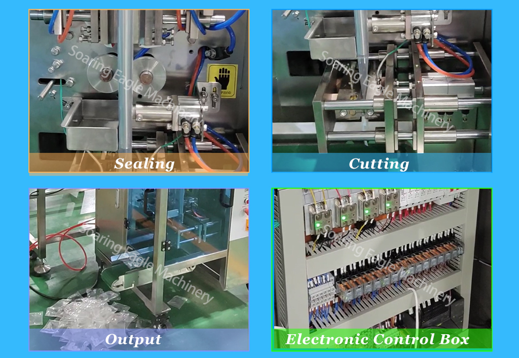High Speed 6 7 8 Feeders Pills Tablets Pharma Medical Sachet Packaging Machine