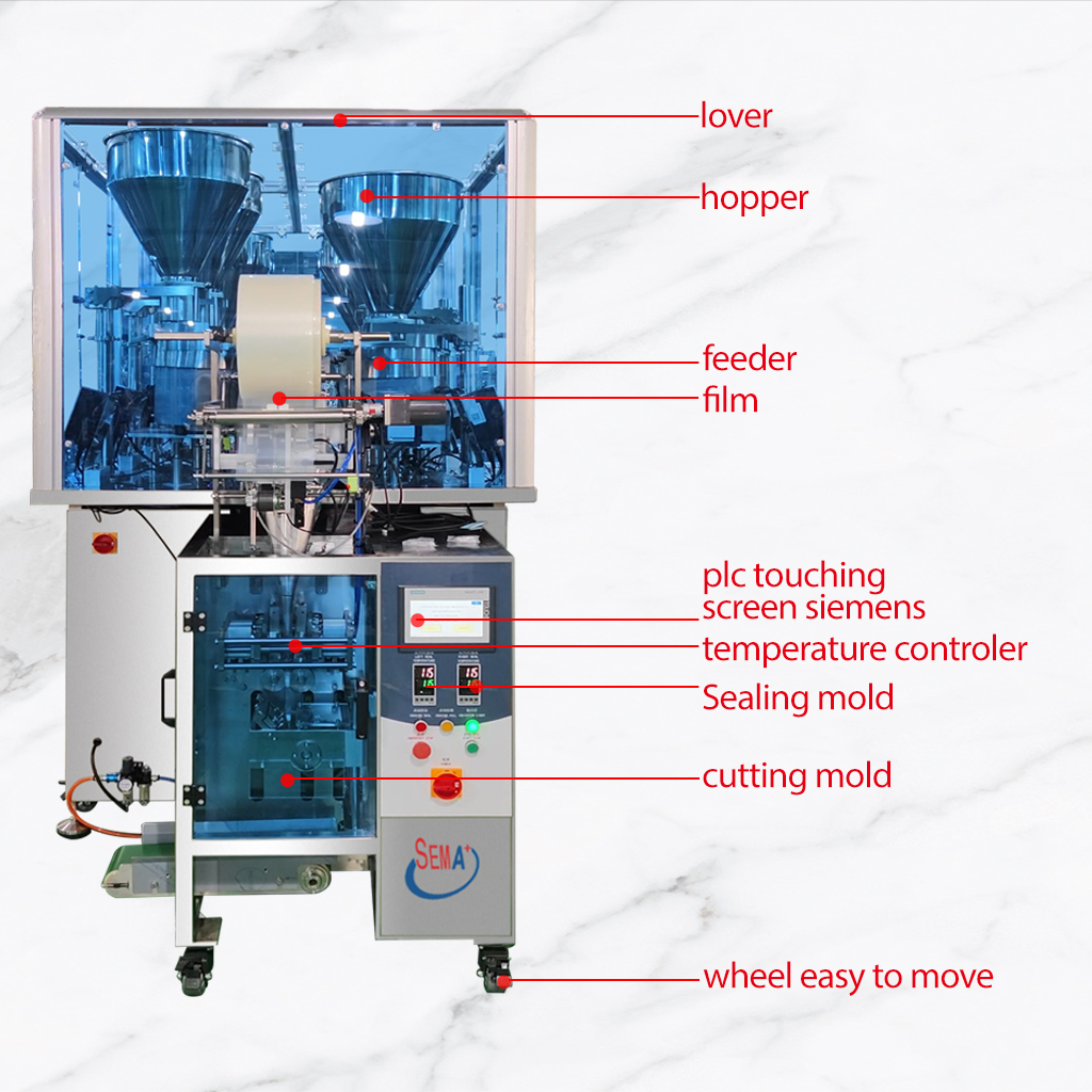 Easy Operation Beautiful Style Pharmaceutical Tablet Sachet Packing Machine
