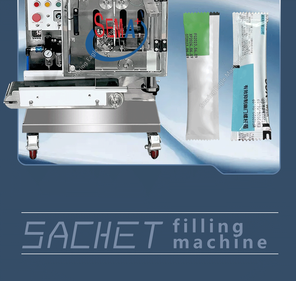 10-100ML automatic liquid slim honey pack filling sachet paste packaging packing machine machinery for honey