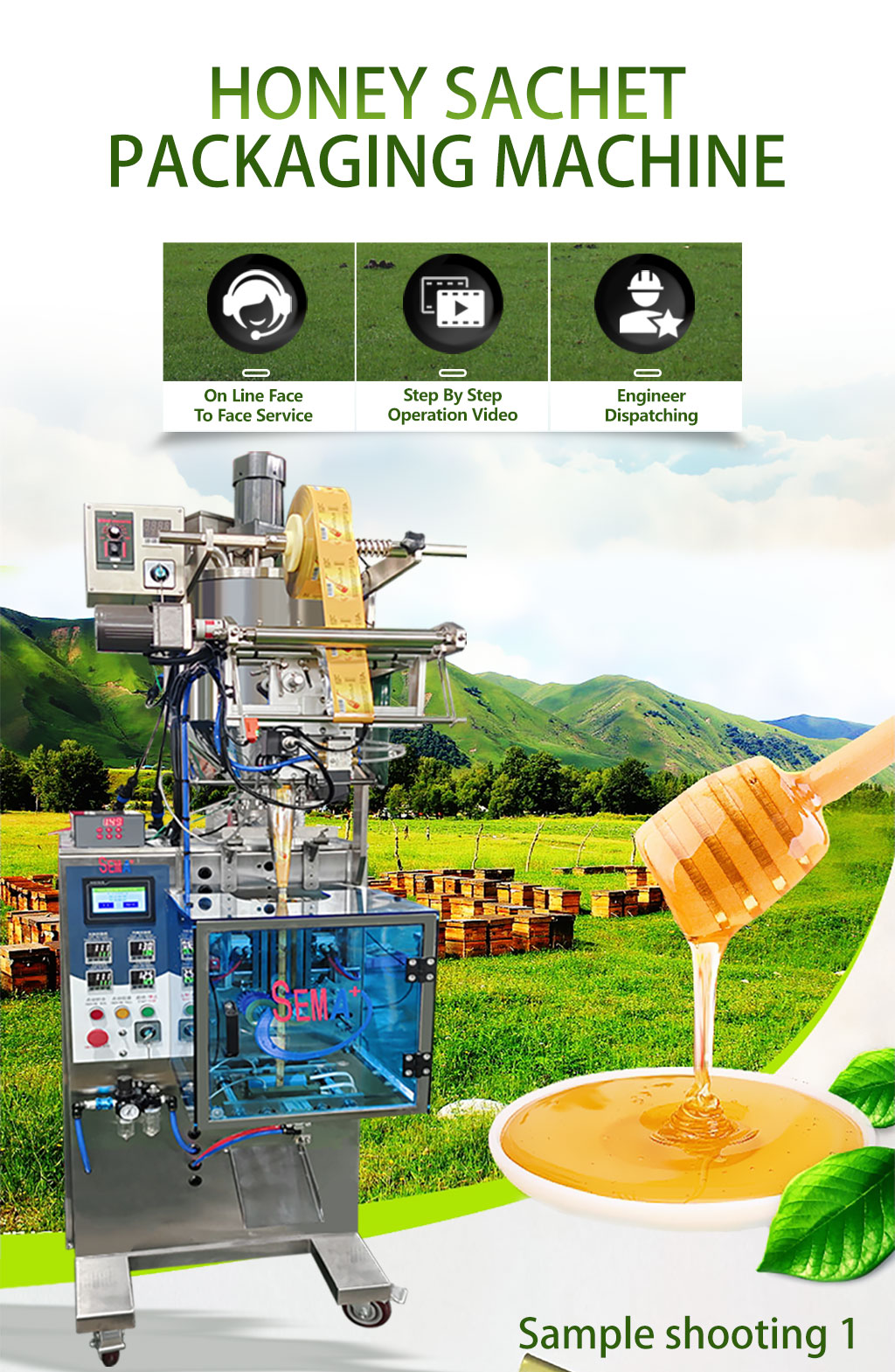 Jam butter yogurt honey tomato sauce filling bag packaging machine Jam butter yogurt honey tomato sauce filling bag packaging machine