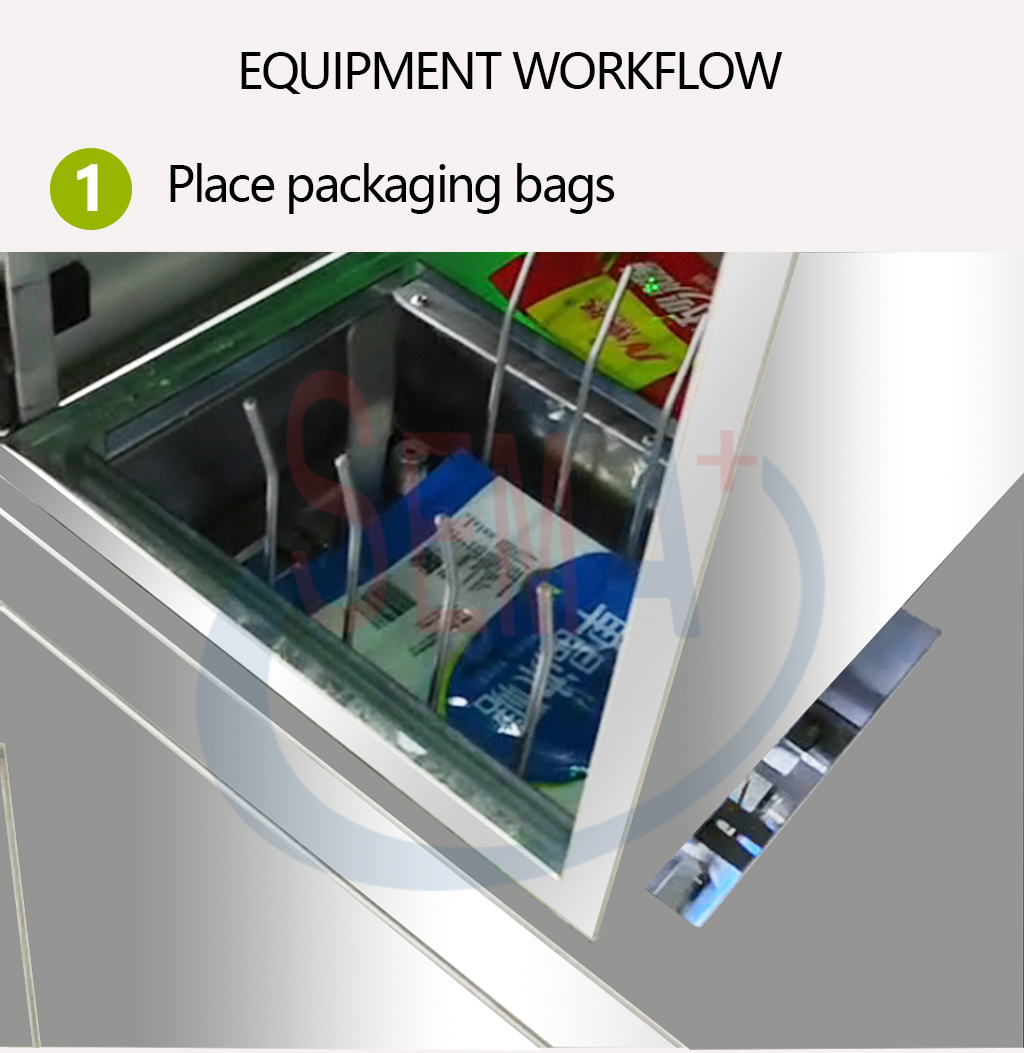 Particle hardware screw packaging food particle premade sachet packaging machine Particle hardware screw packaging food particle premade sachet packaging machine
