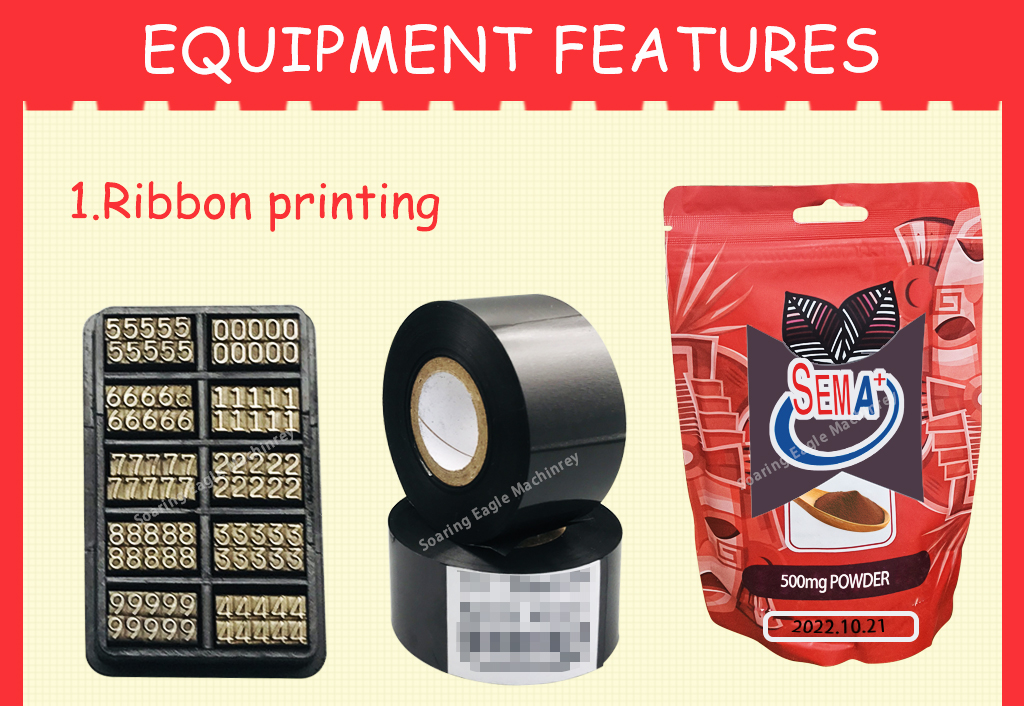 Small powder premade zipper bag standing up sachet packaging machine