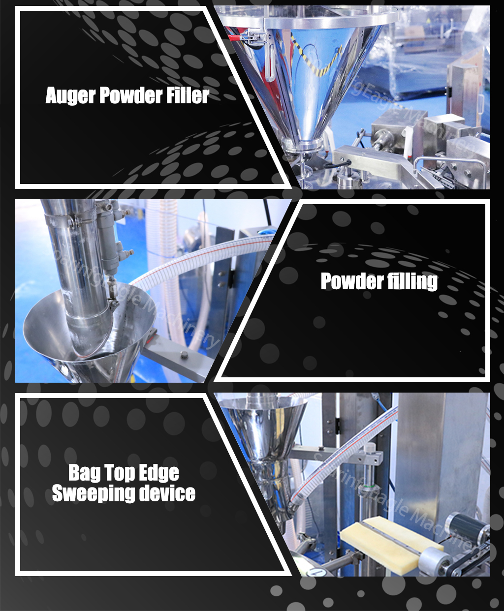 Powder Premade Packing Machine Sachet Pouch Packaging Machine for Milk Powder Flour Bean Coffee with vacuum uploading pump Powder Premade Packing Machine Sachet Pouch Packaging Machine for Milk Powder Flour Bean Coffee with vacuum uploading pump