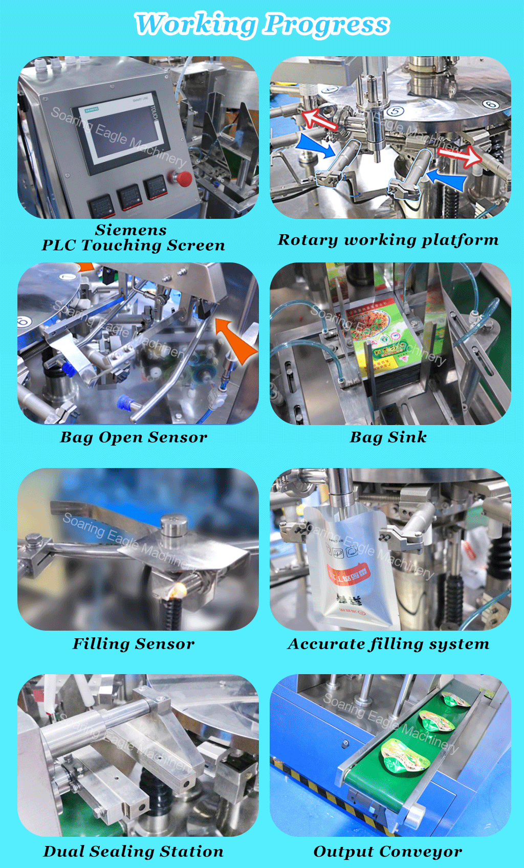Automatic Granule Bag Making Snack Dried Fruits and Seeds Grain Pouch Premade Bag Packing Machine Automatic Granule Bag Making Snack Dried Fruits and Seeds Grain Pouch Premade Bag Packing Machine