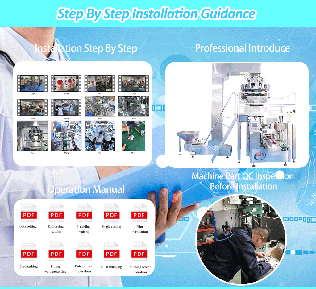 Automatic Granule Bag Making Snack Dried Fruits and Seeds Grain Pouch Premade Bag Packing Machine Automatic Granule Bag Making Snack Dried Fruits and Seeds Grain Pouch Premade Bag Packing Machine