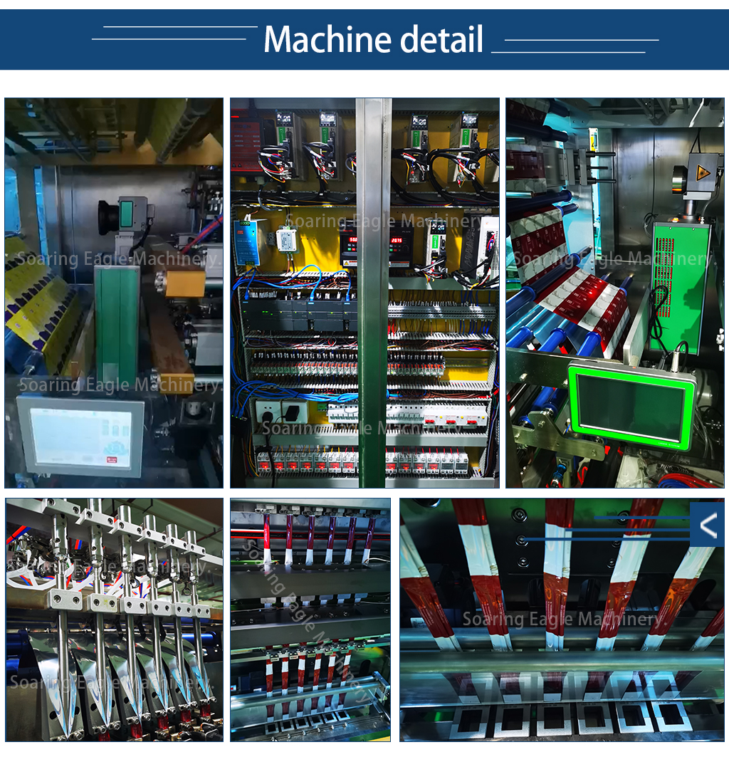 Automatic Multi Lane Small Bag Popsicle Sauce Pet Cat Dod Food Ketchup 6 8 10 Lane Liquid Filling Packing Machine Automatic Multi Lane Small Bag Popsicle Sauce Pet Cat Dod Food Ketchup 6 8 10 Lane Liquid Filling Packing Machine