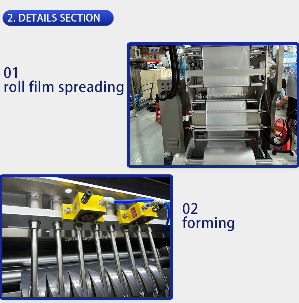 Fully automatic olive oil multi 8-line multi lanes liquid sachet packing machine with weighing conveyor belt Fully automatic olive oil multi 8-line multi lanes liquid sachet packing machine with weighing conveyor belt