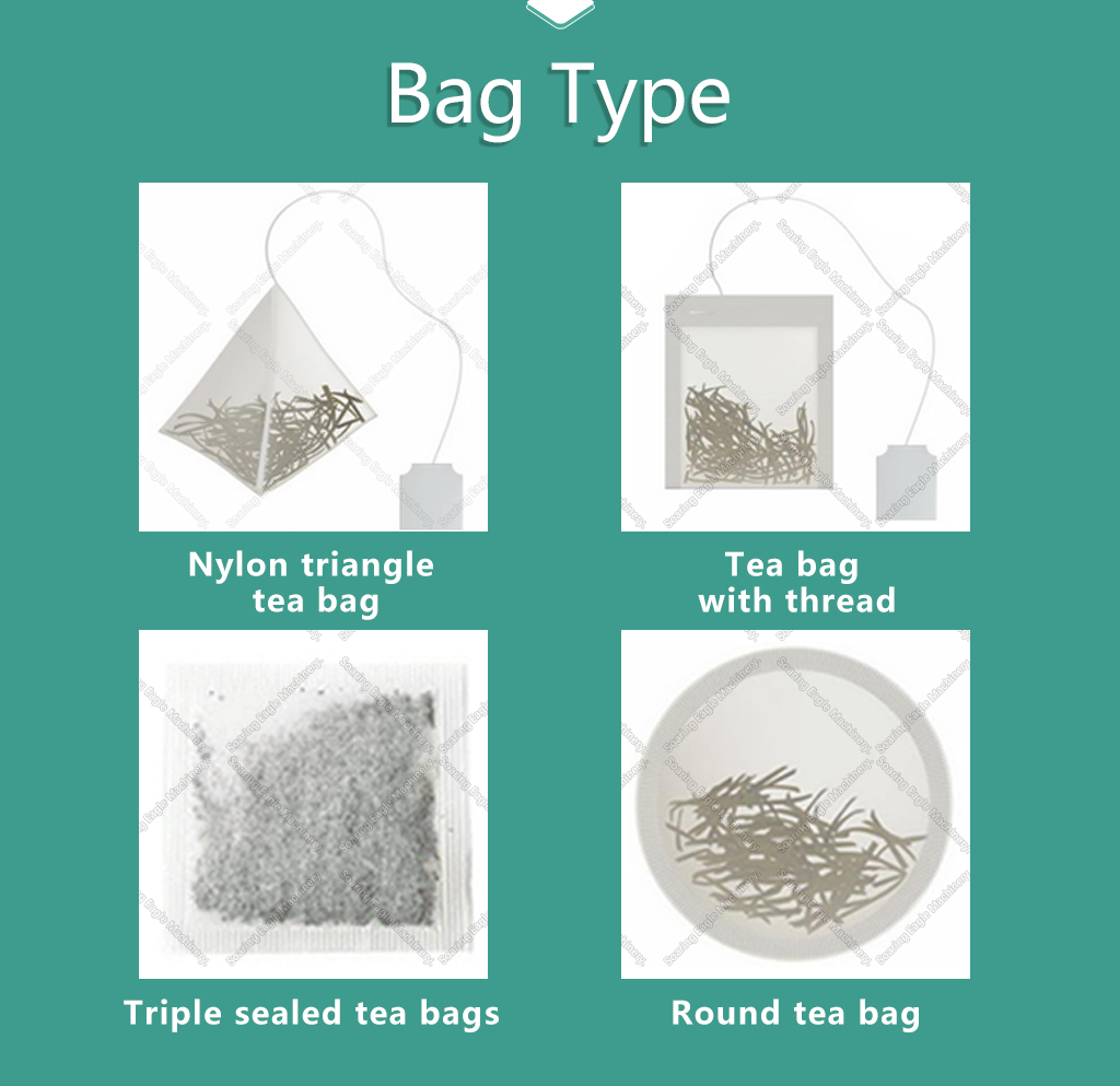 Vertical tea bag form fill seal machine vertical nylon triangle tea bag sugar bag sachet packaging machine with label Vertical tea bag form fill seal machine vertical nylon triangle tea bag sugar bag sachet packaging machine with label
