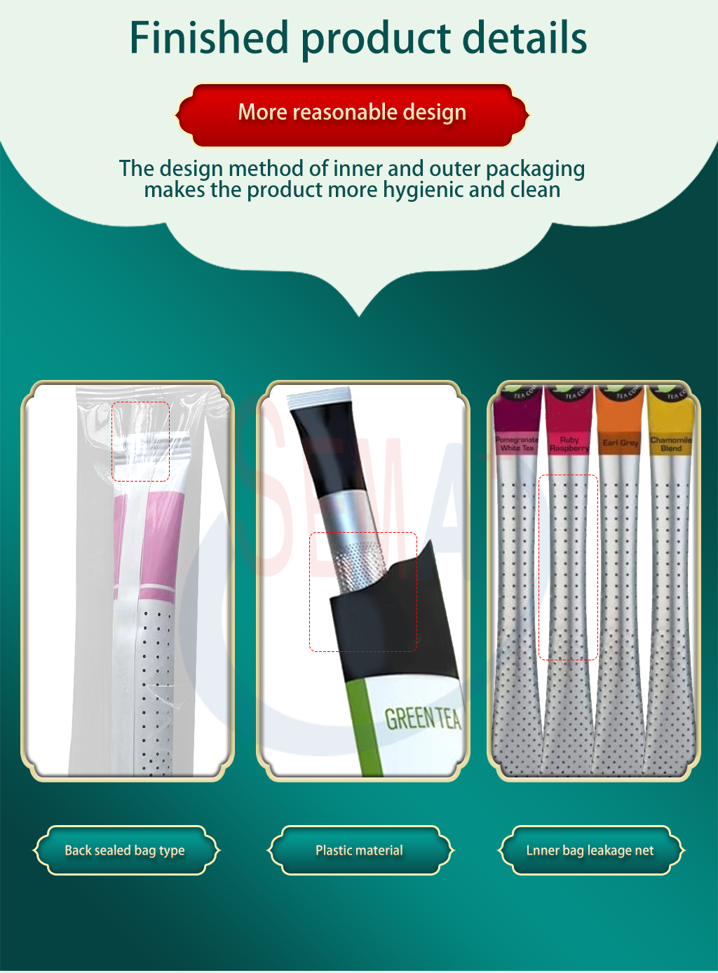 New Inner and Outer Bag Packaging Machine Inner Bag Punching Chrysanthemum Tea Sachet Packaging Machine
