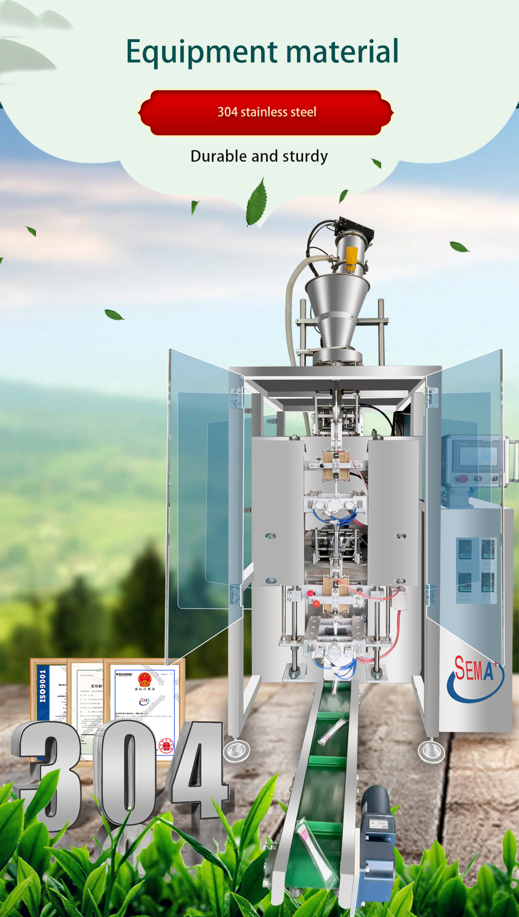 New Inner and Outer Bag Packaging Machine Inner Bag Punching Chrysanthemum Tea Sachet Packaging Machine