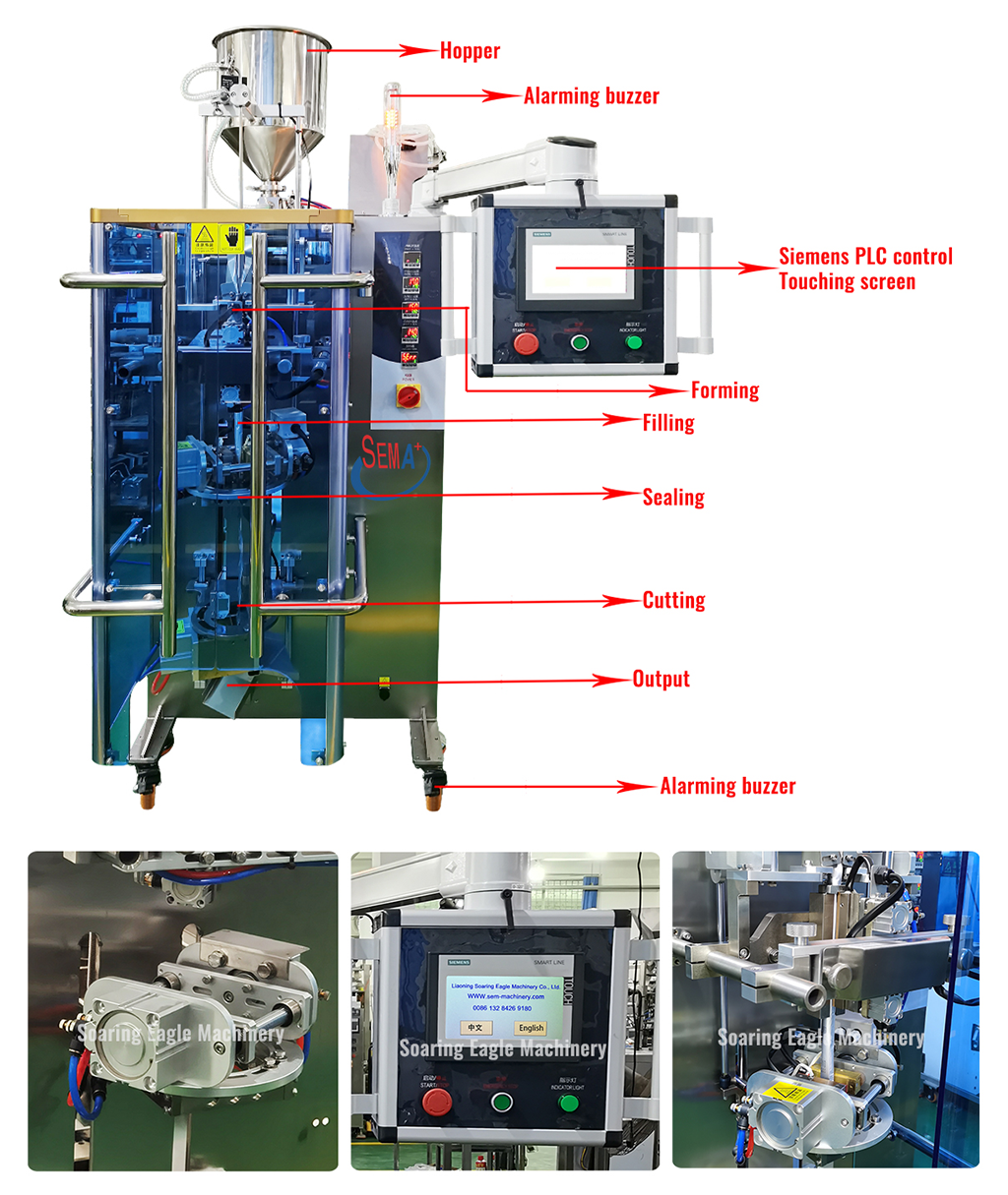 Essence/Lotion/Mask Triangle Bag Multifunctional Automatic Pouch Shaped Sachet Packaging Machine Essence/Lotion/Mask Triangle Bag Multifunctional Automatic Pouch Shaped Sachet Packaging Machine