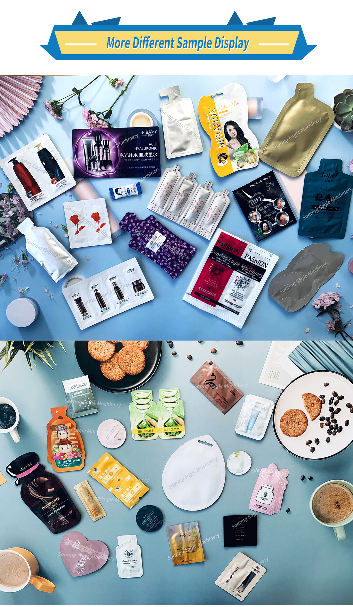 Automatic high quality shaped stick sachet packing machine for Mousse of Salmon olive oil fruit vegetal gel irregular shape bag Automatic high quality shaped stick sachet packing machine for Mousse of Salmon olive oil fruit vegetal gel irregular shape bag