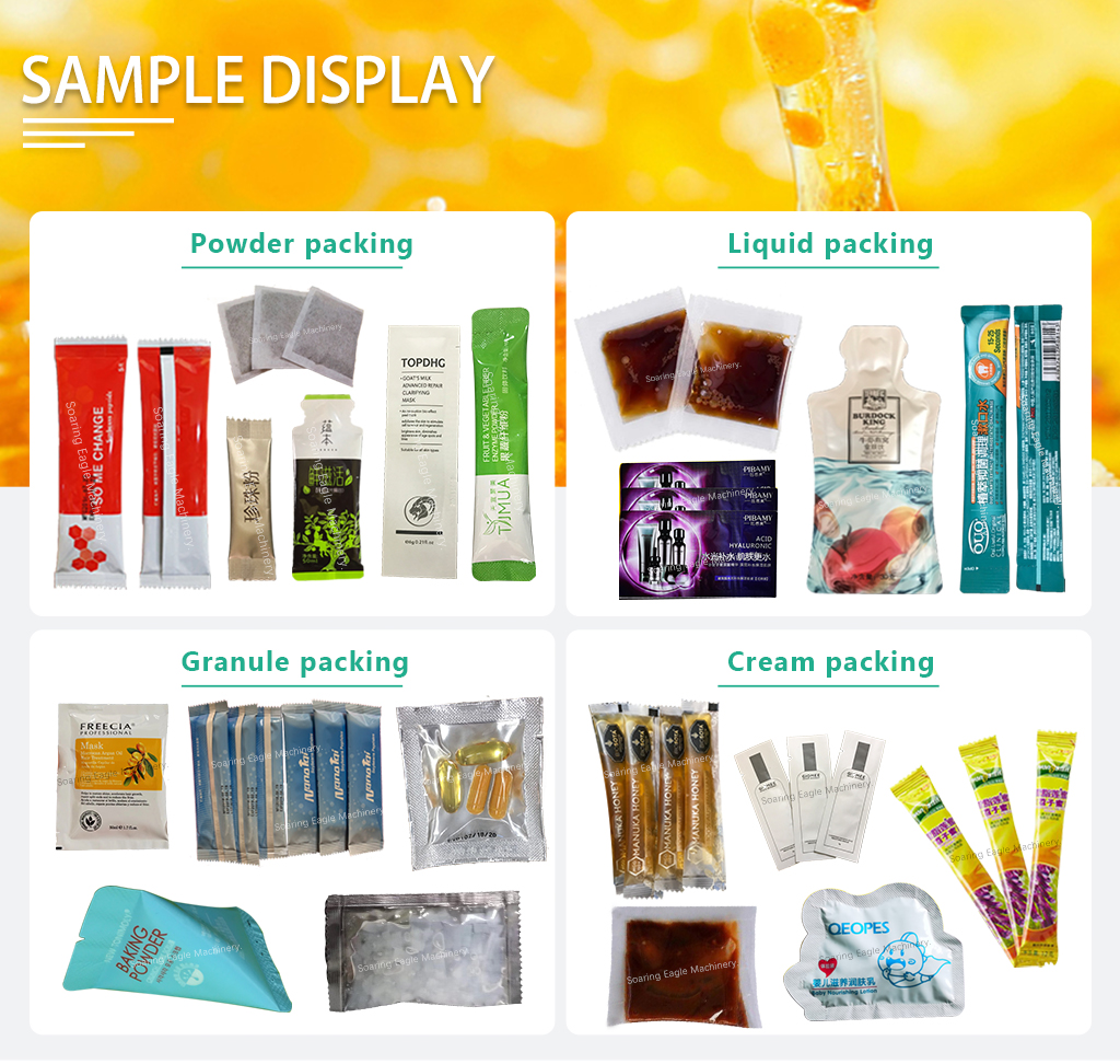 Easy to Operate Automatic Machine 4 Side Sealin Counting Tablet Pill Capsule Packing Machine