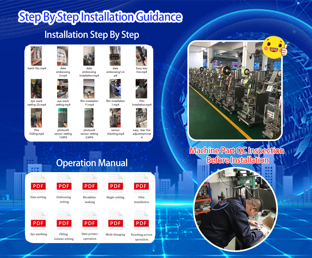 Easy to Operate Automatic Machine 4 Side Sealin Counting Tablet Pill Capsule Packing Machine