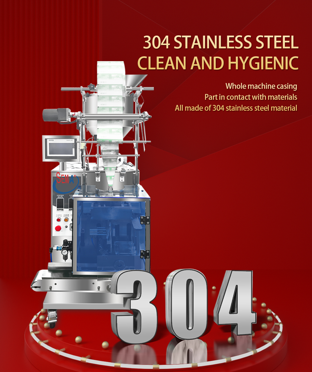 Automatic cosmetic food filling and packaging machine sachet packaging machine