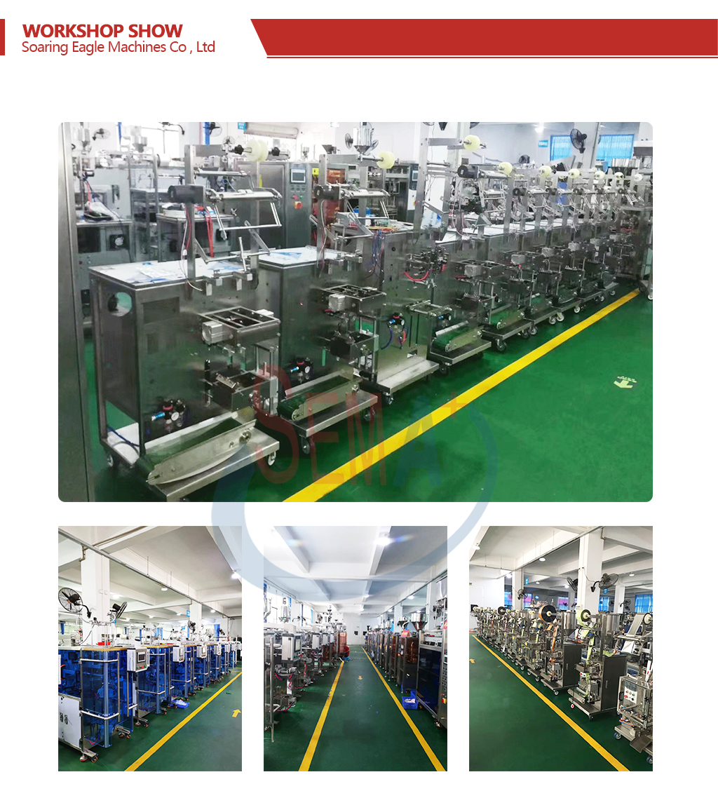 Automatic cosmetic food filling and packaging machine sachet packaging machine