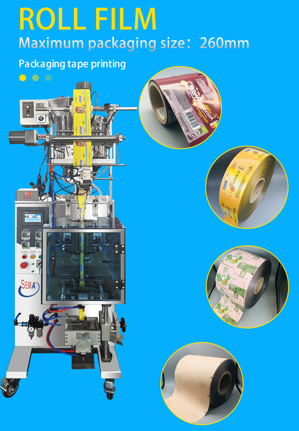 Automatic 5ml 10ml liquid cream sauce shaped back sides sealing round corner sachet packing machine Automatic 5ml 10ml liquid cream sauce shaped back sides sealing round corner sachet packing machine