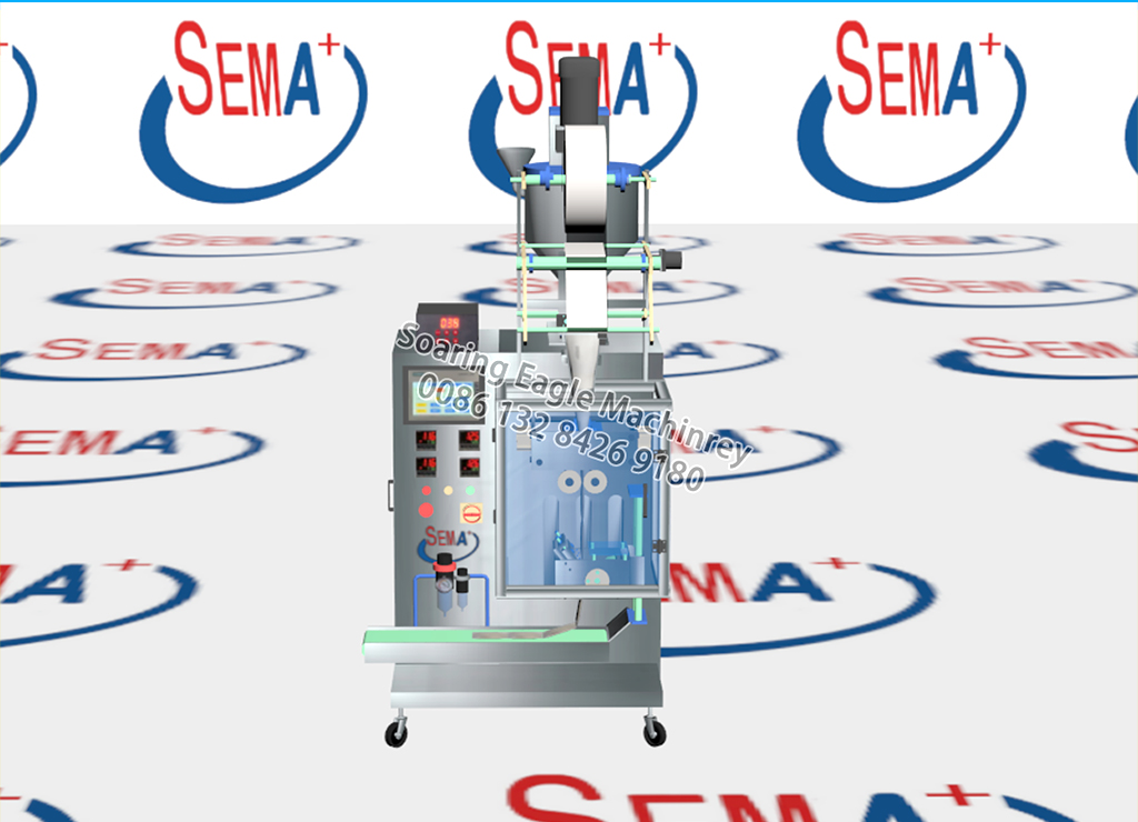 Automatic 5ml 10ml liquid cream sauce shaped back sides sealing round corner sachet packing machine Automatic 5ml 10ml liquid cream sauce shaped back sides sealing round corner sachet packing machine