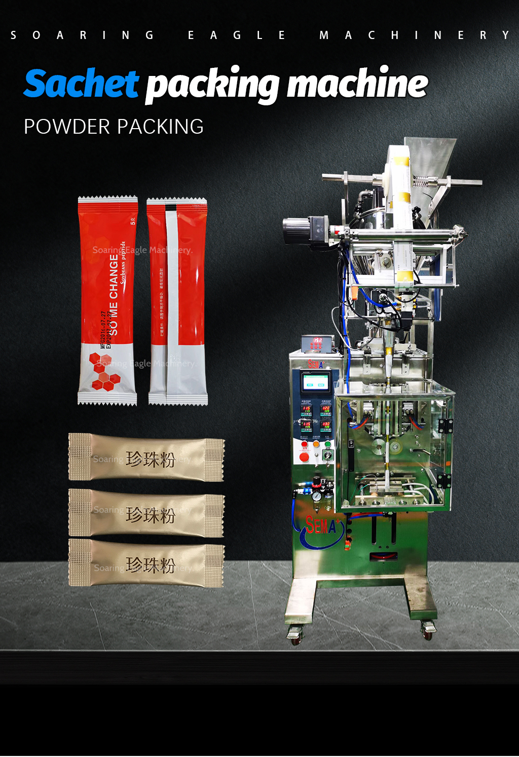 Automatic Sachet Bag Coconut Powder Sachet Packing Machine Automatic Sachet Bag Coconut Powder Sachet Packing Machine