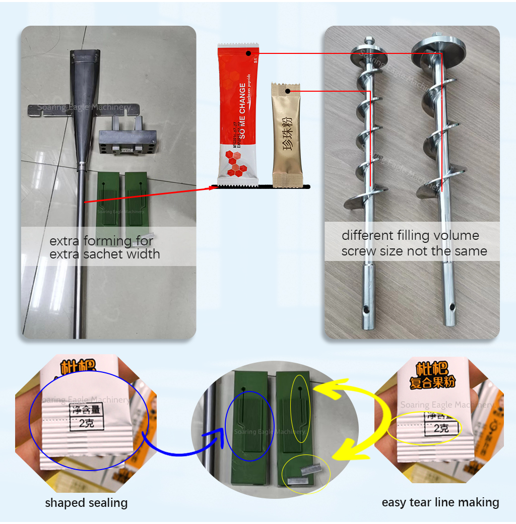 Automatic Sachet Bag Coconut Powder Sachet Packing Machine Automatic Sachet Bag Coconut Powder Sachet Packing Machine