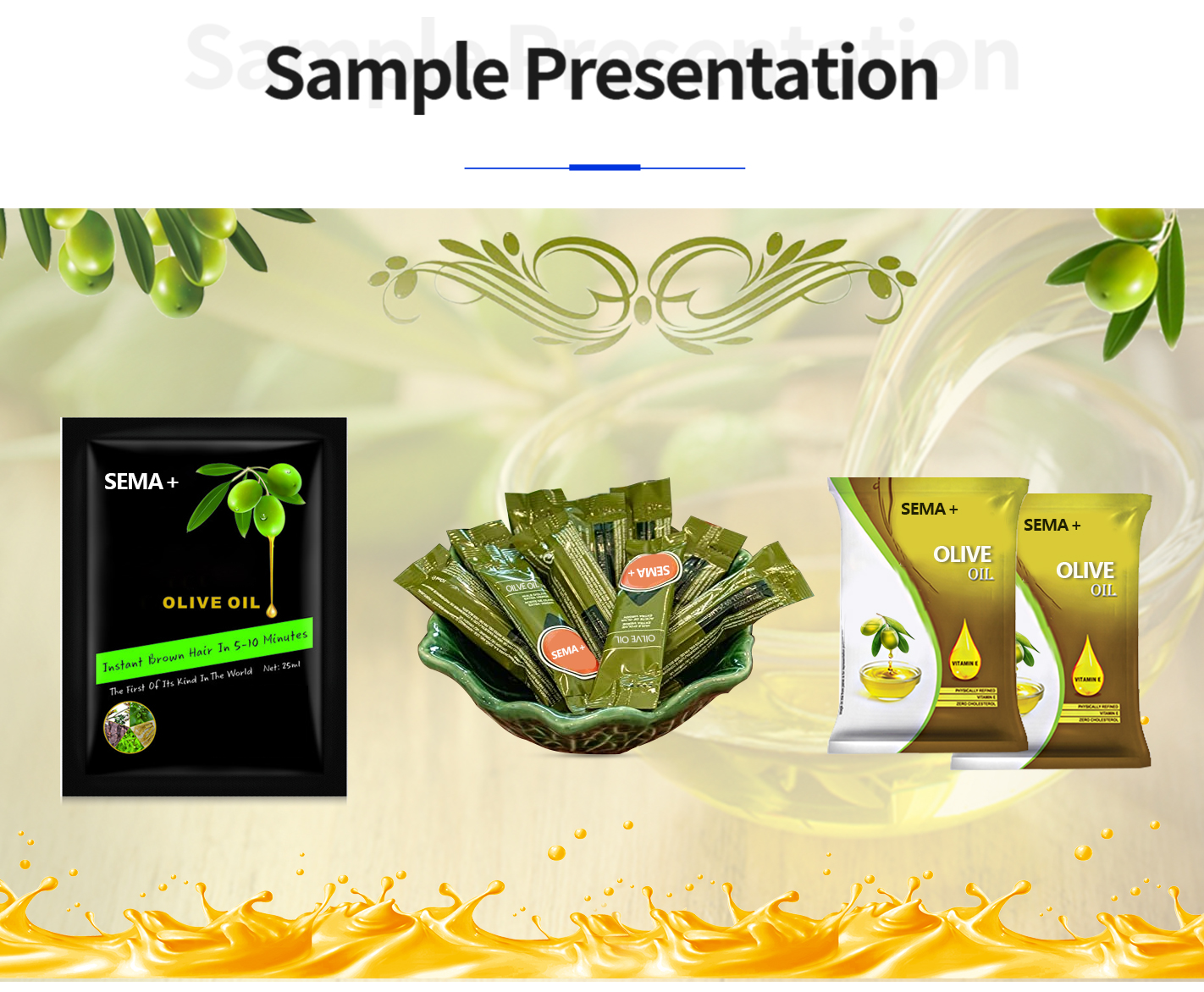 Automatic 3 Side Sealing Sachets Juice Honey Oil Liquid Filling Packaging Machine Automatic 3 Side Sealing Sachets Juice Honey Oil Liquid Filling Packaging Machine