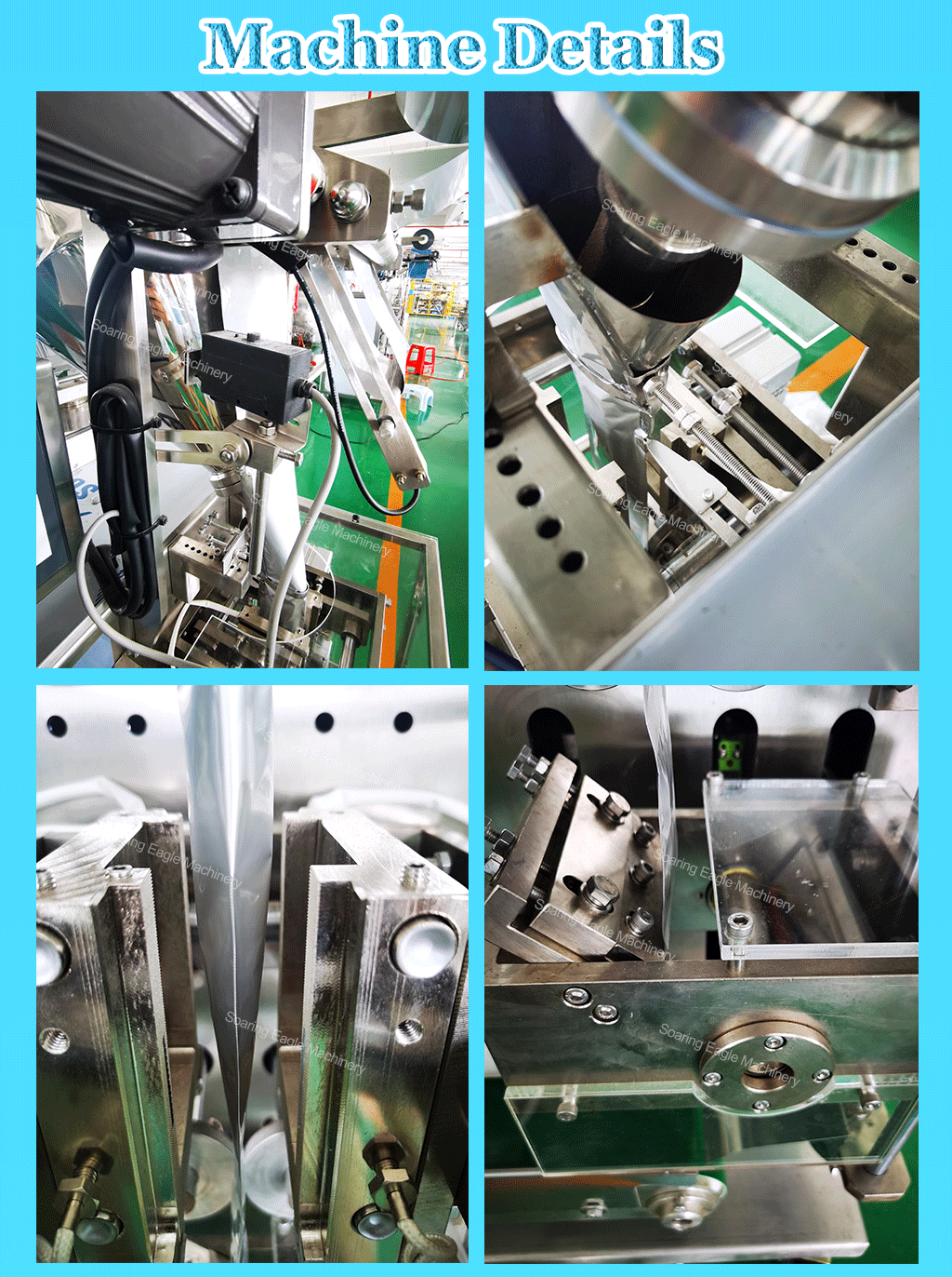 Cheap price popular 10g soluble powder pesticide powder granule three side four side seal sachet packing machine