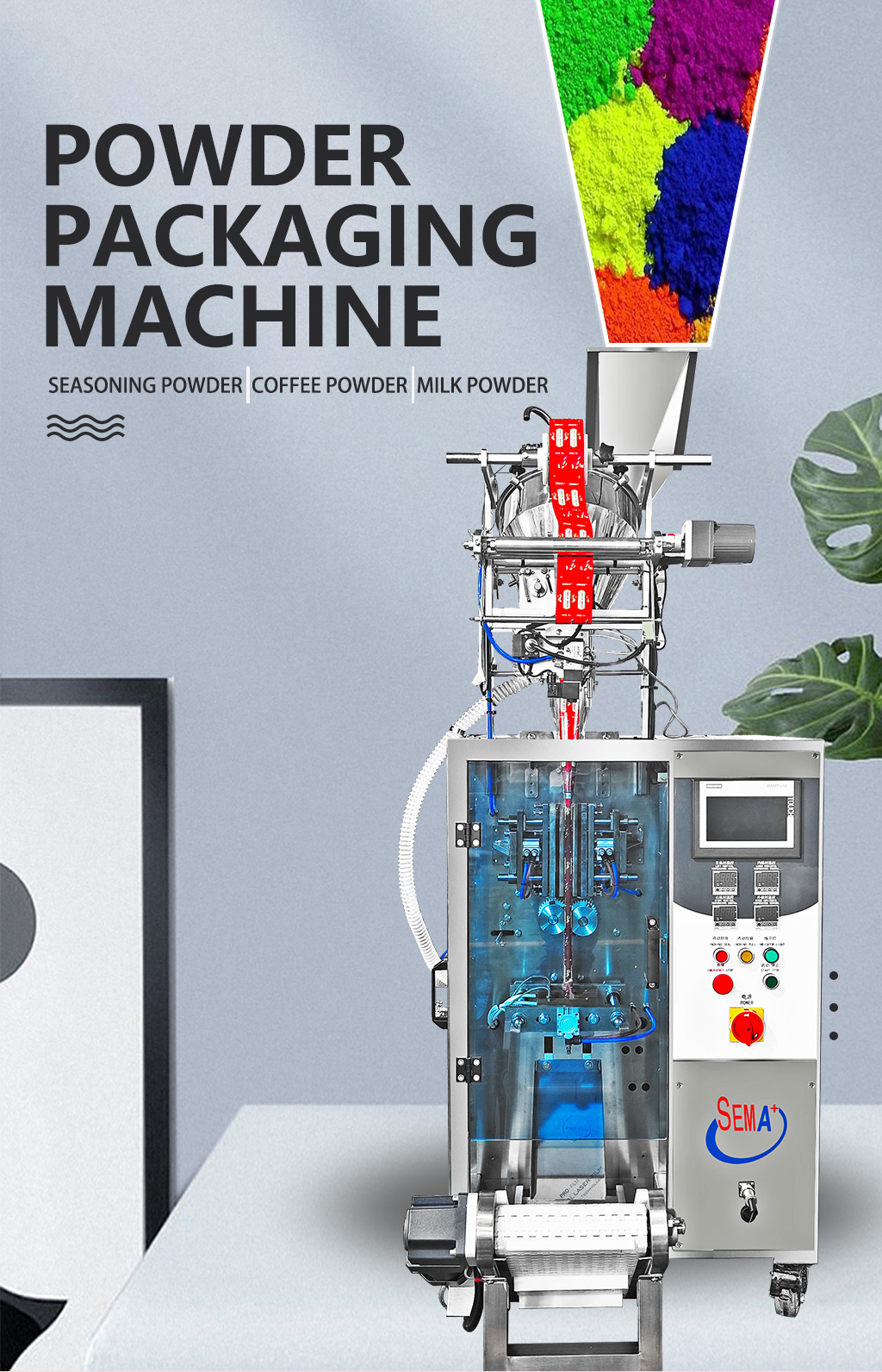 Multi Function Small Sachets Milk Dry Custard Powder Weighing Vertical Packing Machine Manufacturer Multi Function Small Sachets Milk Dry Custard Powder Weighing Vertical Packing Machine Manufacturer