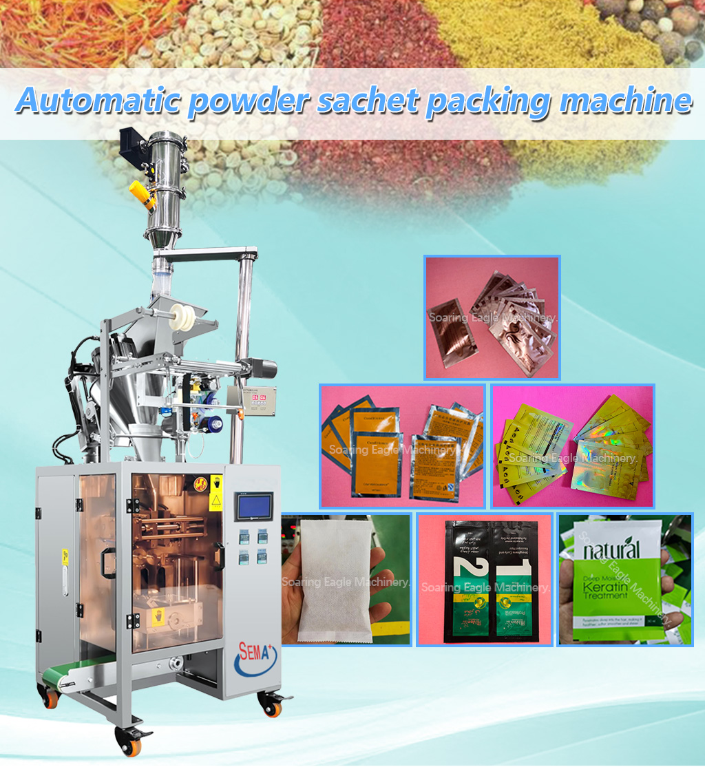Automatic Vertical Sachets Spice Powder Coffee Grain Flour Tea Protein Milk Powder Bag Packing Machine Automatic Vertical Sachets Spice Powder Coffee Grain Flour Tea Protein Milk Powder Bag Packing Machine
