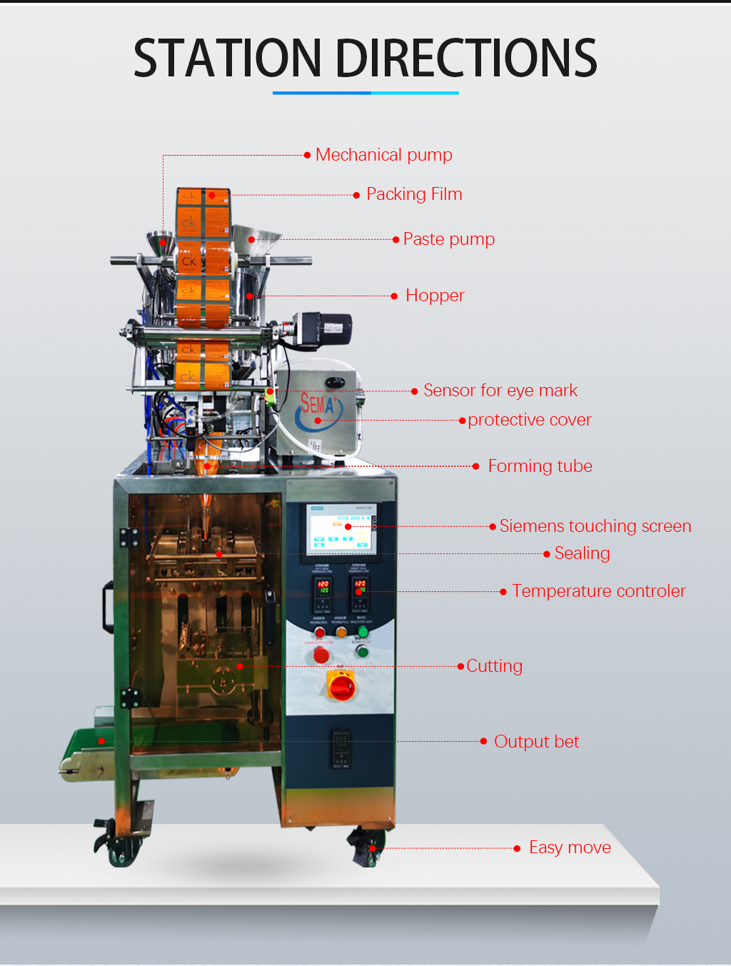 4-Side Seal Shampoo Cosmetic Cream Sachet Packaging Machine