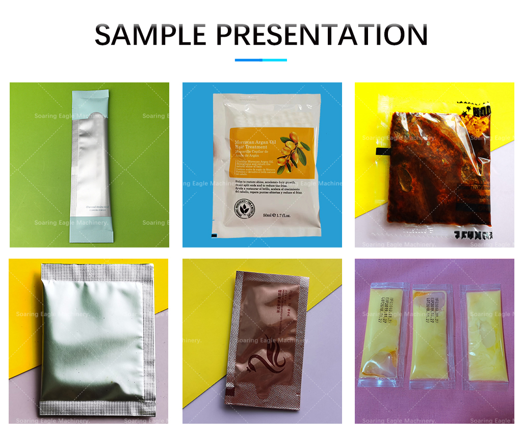 4-Side Seal Shampoo Cosmetic Cream Sachet Packaging Machine