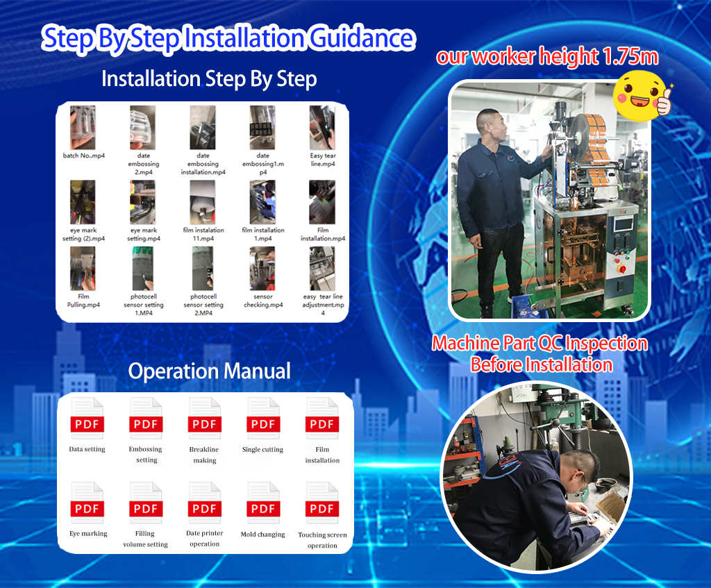 4-Side Seal Shampoo Cosmetic Cream Sachet Packaging Machine