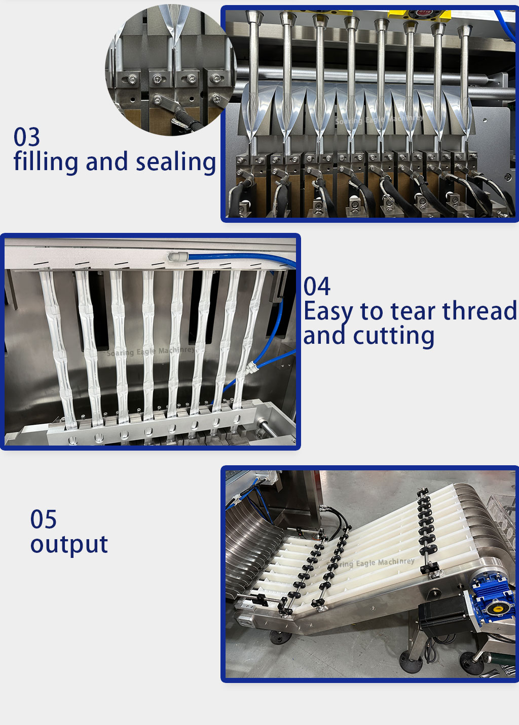 High Quality Multi Lanes Powder Granule Sachet Packing Machine