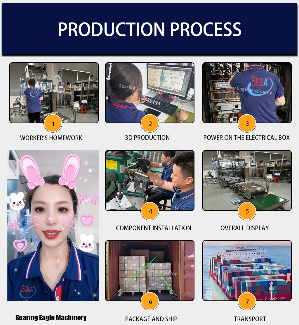 High Quality Multi Lanes Powder Granule Sachet Packing Machine