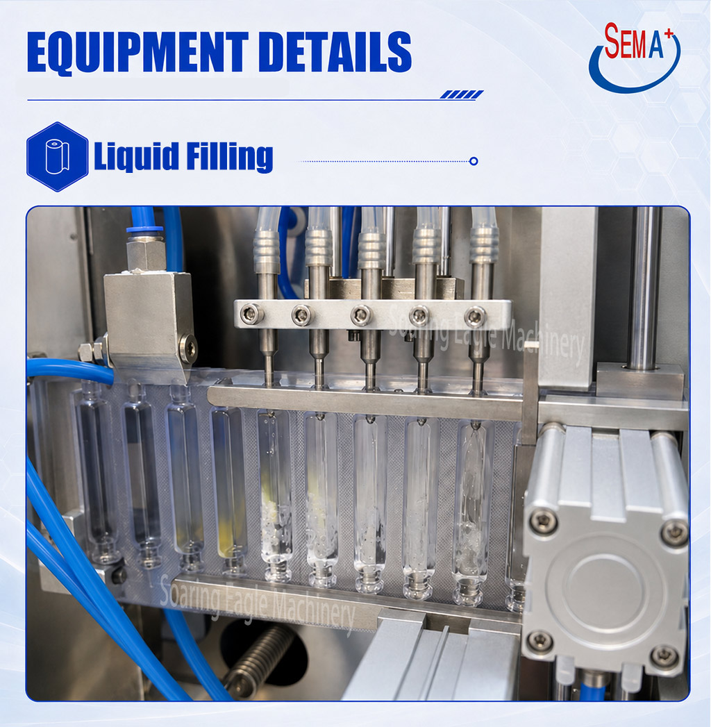 Automatic Plastic Ampoule Liquid Packing Machine with Cartoning Line for Oral Liquid Syrup Automatic Plastic Ampoule Liquid Packing Machine with Cartoning Line for Oral Liquid Syrup