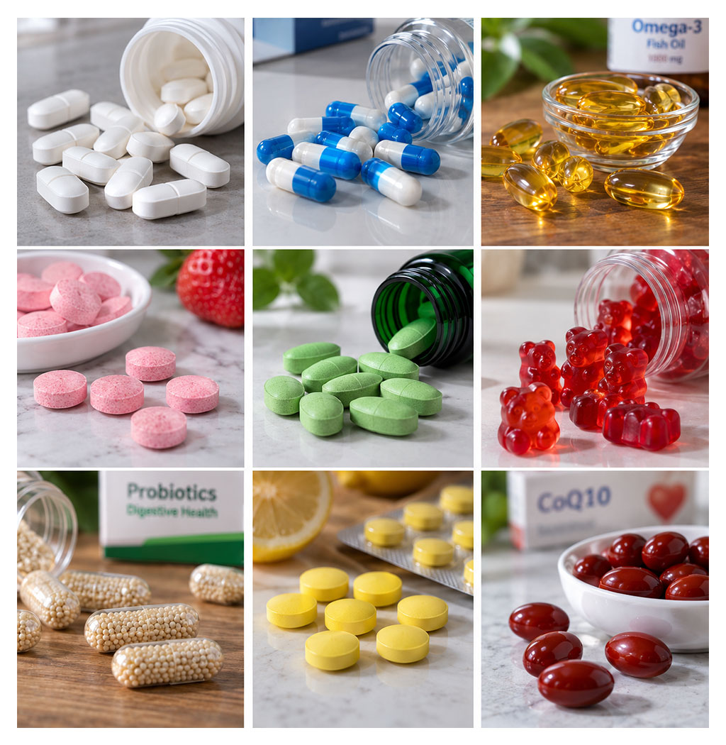 Automatic Capsule Bottle Packing Machine Counting Filling Capping Labeling Production Line